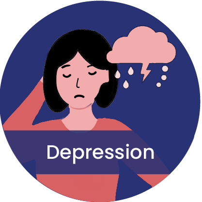 depression - symptom of adrenal type of PCOS