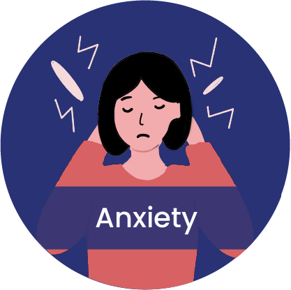 anxiety - symptom of adrenal type of PCOS