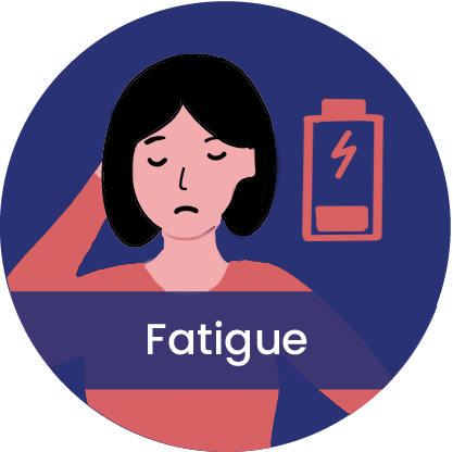 fatigue - symptom of post-pill type of PCOS